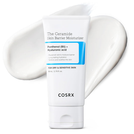 COSRX Ceramide Skin Barrier Moisturizer for Face with 7 Ceramides, Hyaluronic Acid & Panthenol for All Skin Types 80ml