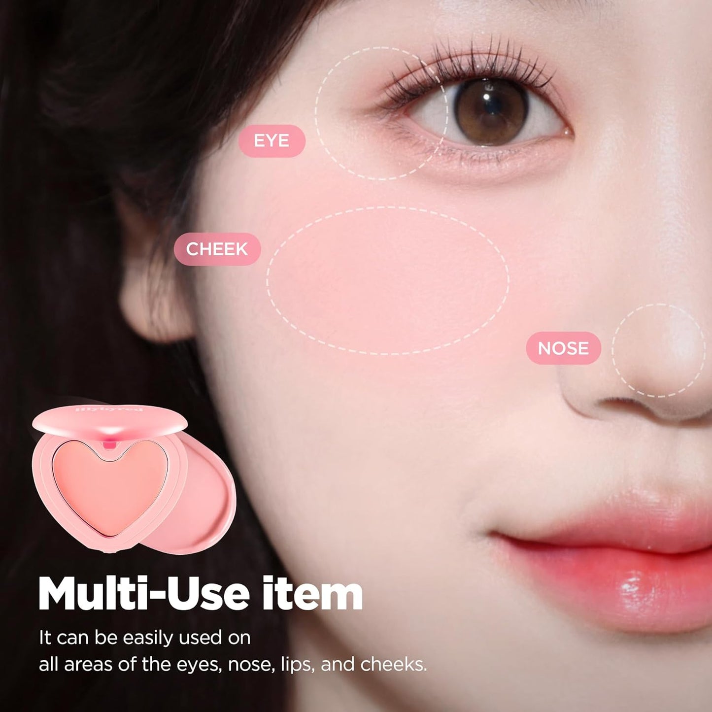 Lily By Red Luv Beam Cheek Balm #06 Fluffy Peach