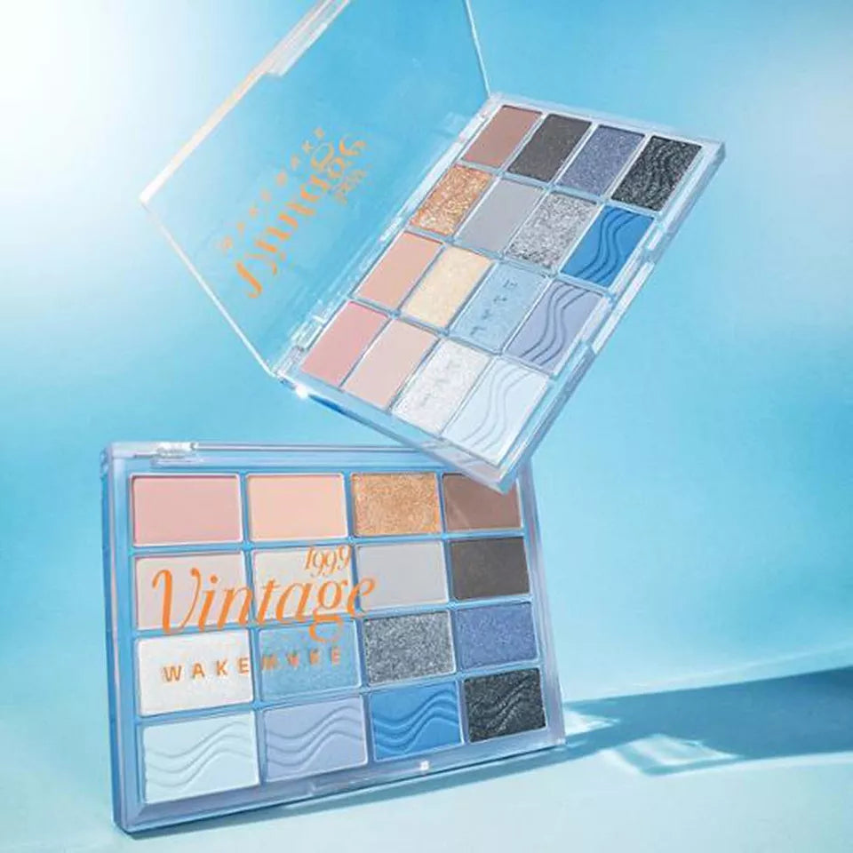 WAKEMAKE SOFT BLURRING EYE PALETTE 19 BLUE SAND BLURRING