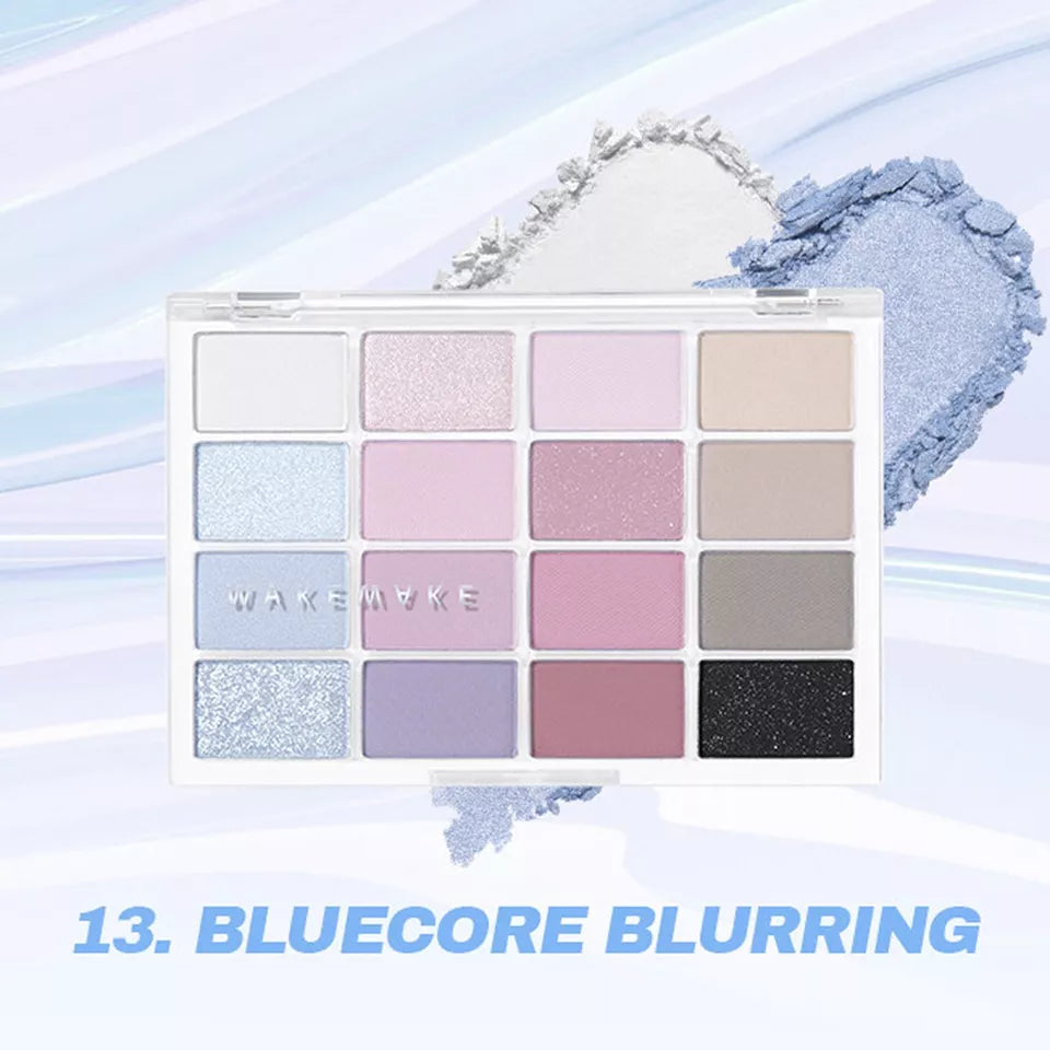 WAKEMAKE SOFT BLURRING EYE PALETTE AD 13 BLUE CORE BLURRING