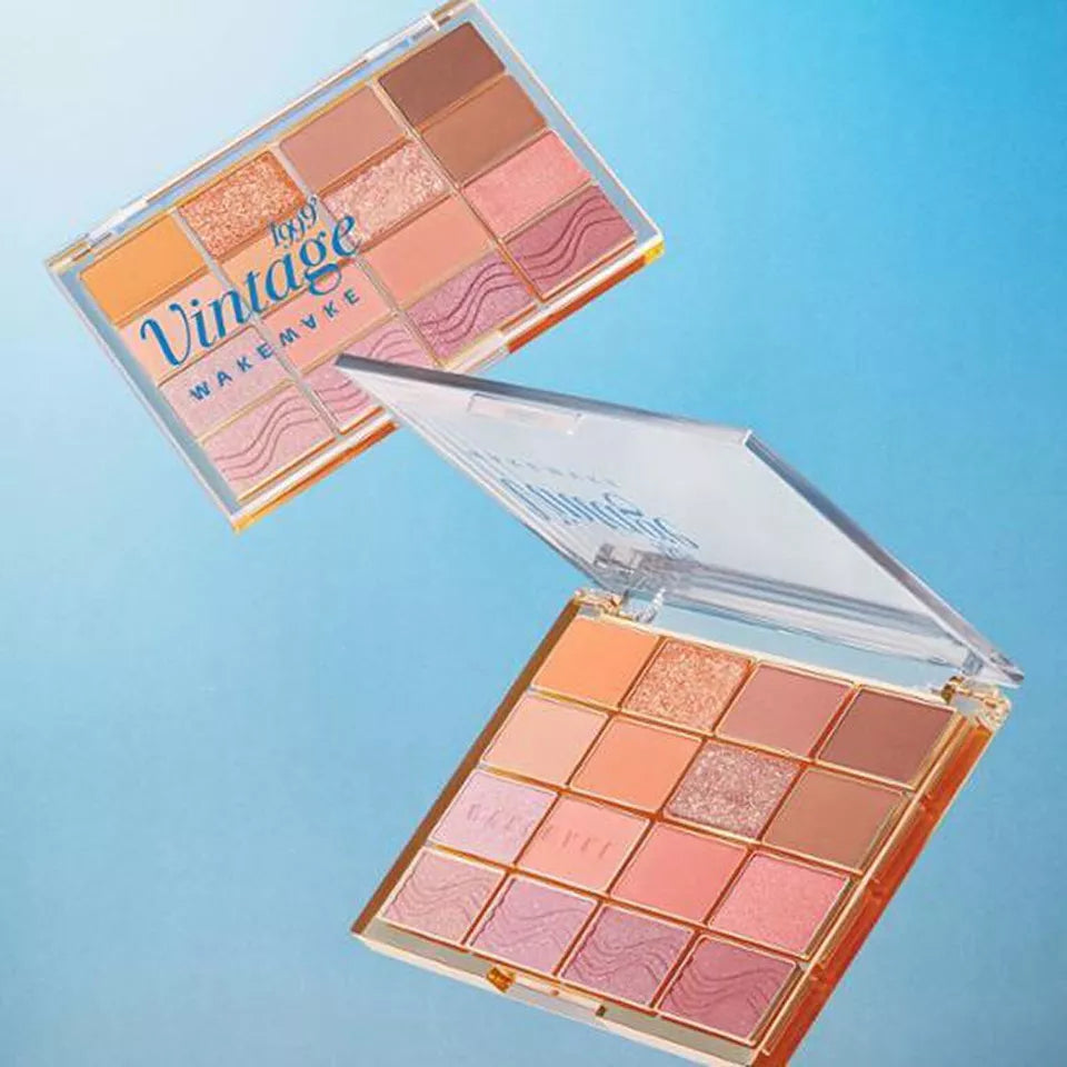 WAKEMAKE SOFT BLURRING EYE PALETTE 20 TANGERINE BEACH BLURRING