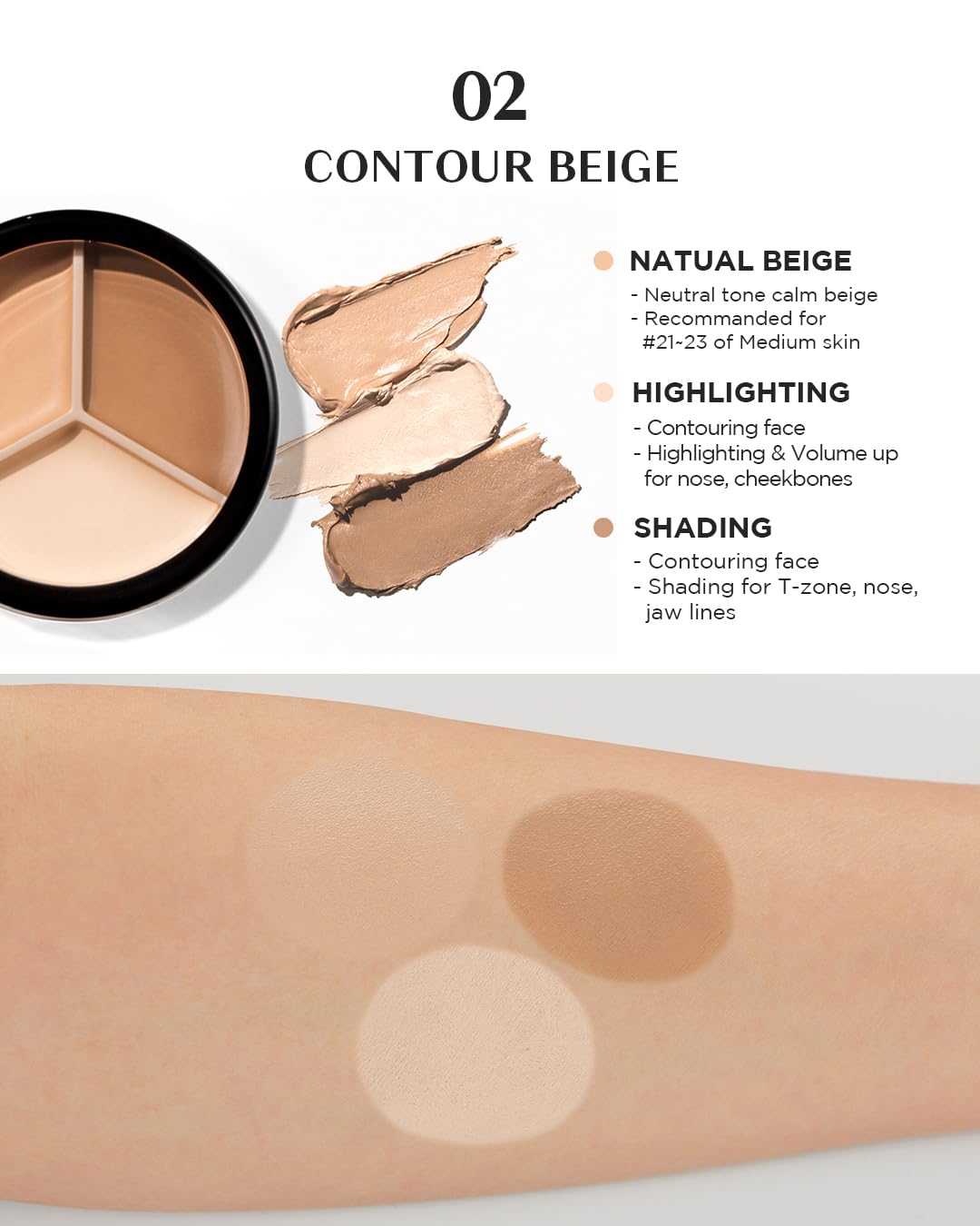 The Saem - Cover Perfection Triple Pot Concealer