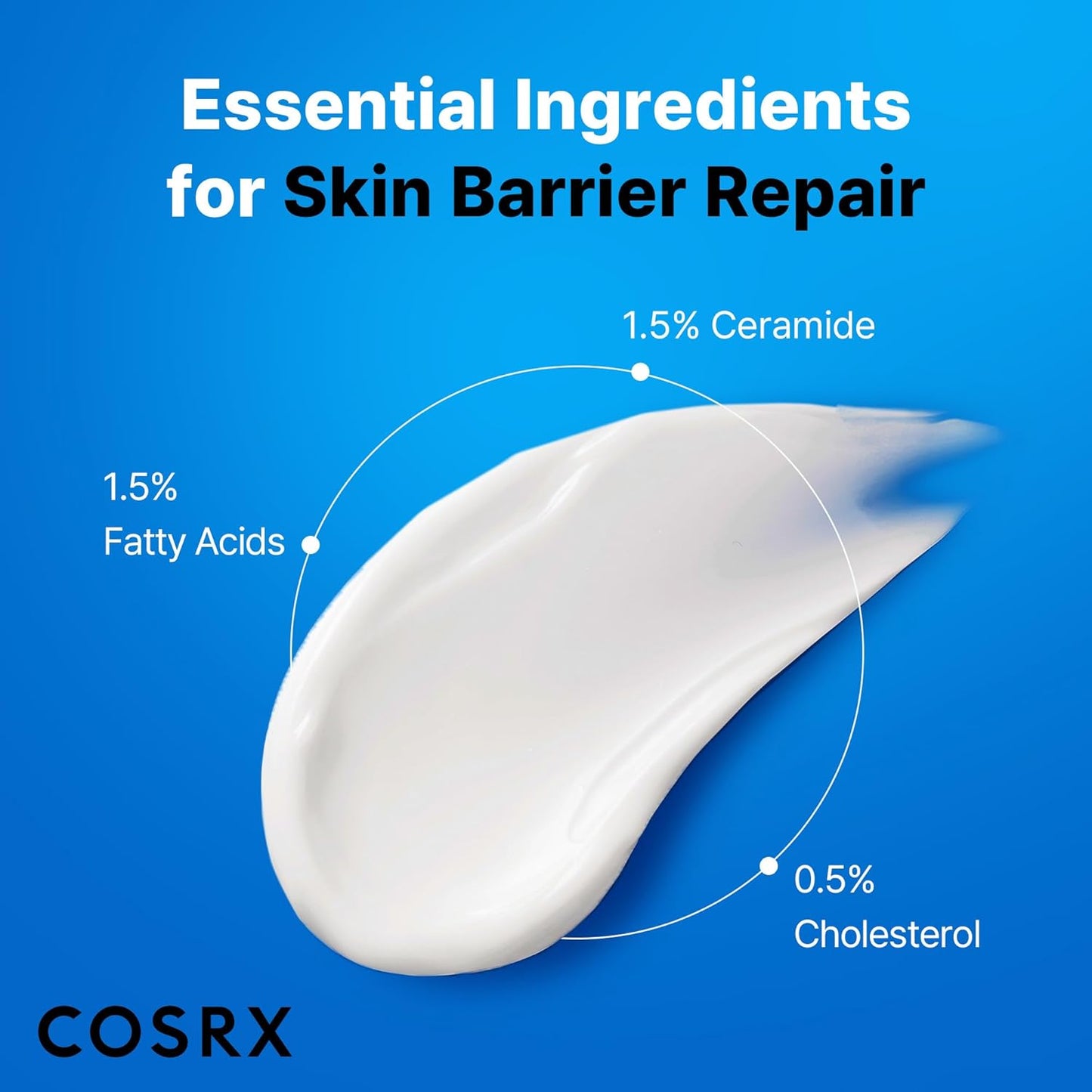 COSRX Ceramide Skin Barrier Moisturizer for Face with 7 Ceramides, Hyaluronic Acid & Panthenol for All Skin Types 80ml