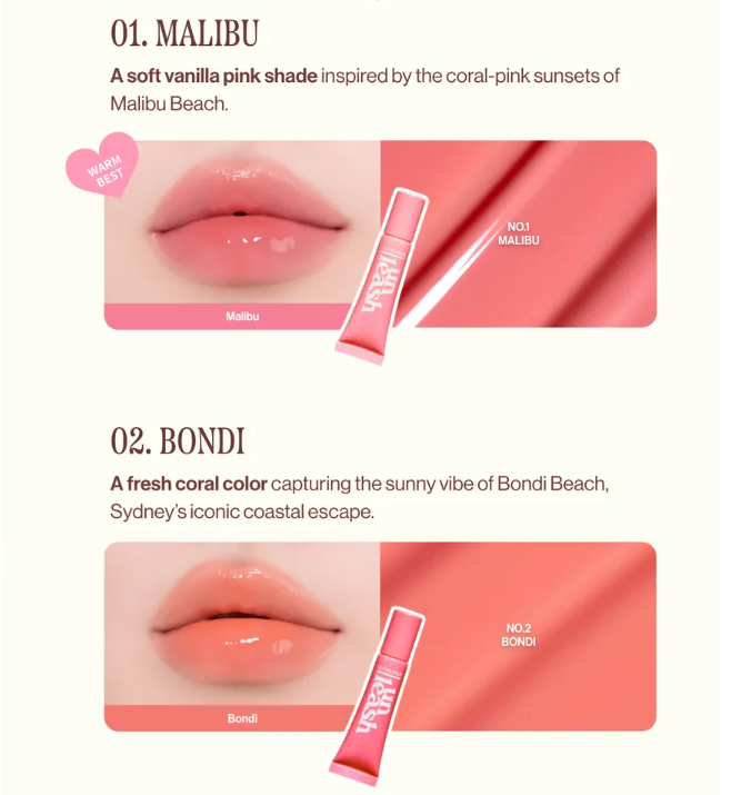 Unleashia Sunset Dazzle Gloss Balm