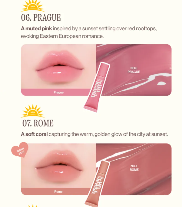 Unleashia Sunset Dazzle Gloss Balm