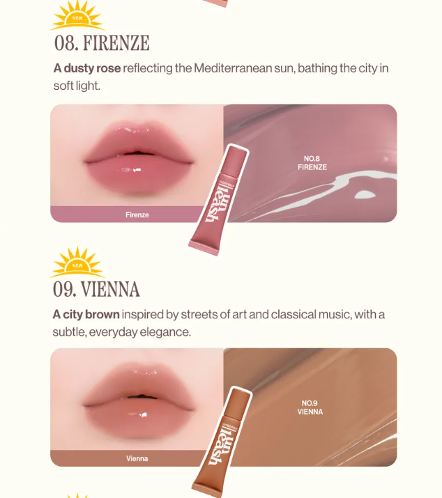 Unleashia Sunset Dazzle Gloss Balm