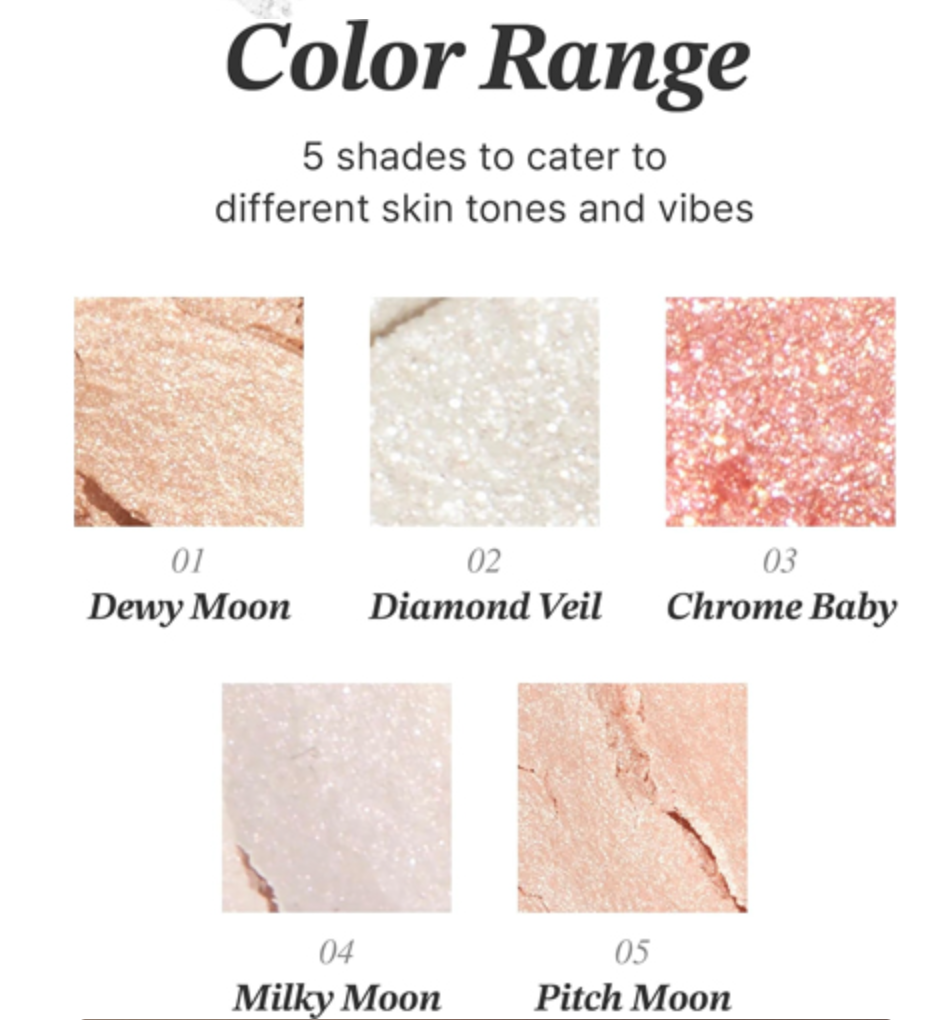 Glint - Highlighter - 5 Colors [#04 Milky Moon]