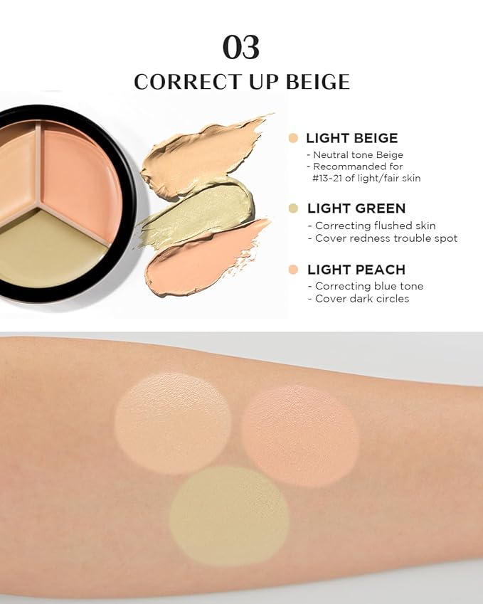 The Saem - Cover Perfection Triple Pot Concealer